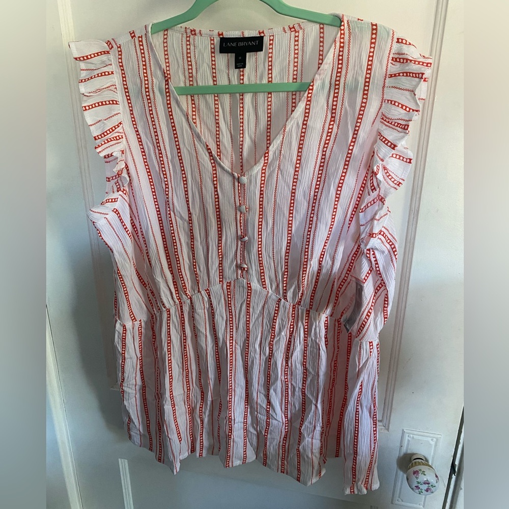 NWT Sz 18 Lane Bryant Top